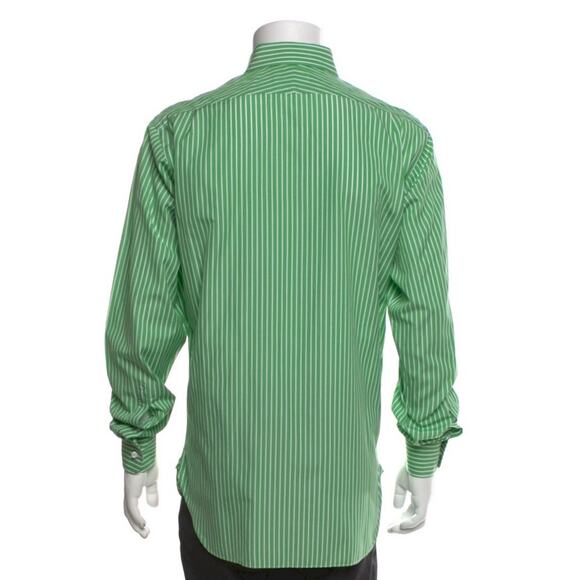 Ralph Lauren Purple Label Mens Stripe Long Sleeve Dress Shirt EUC Size XL Preppy - Picture 2 of 13